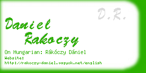 daniel rakoczy business card